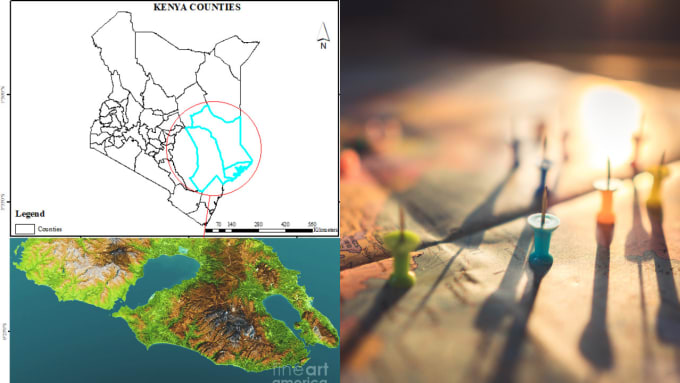 Gig Preview - Create maps or do mapping tasks using qgis or arcgis