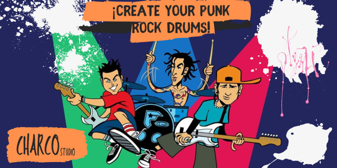 Gig Preview - Create a pop punk or pop rock drums for you