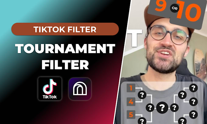 Gig Preview - Creat a tournament bracket filter for tiktok