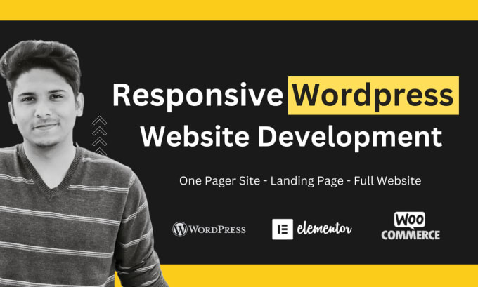 Gig Preview - Build custom responsive wordpress website design for your business