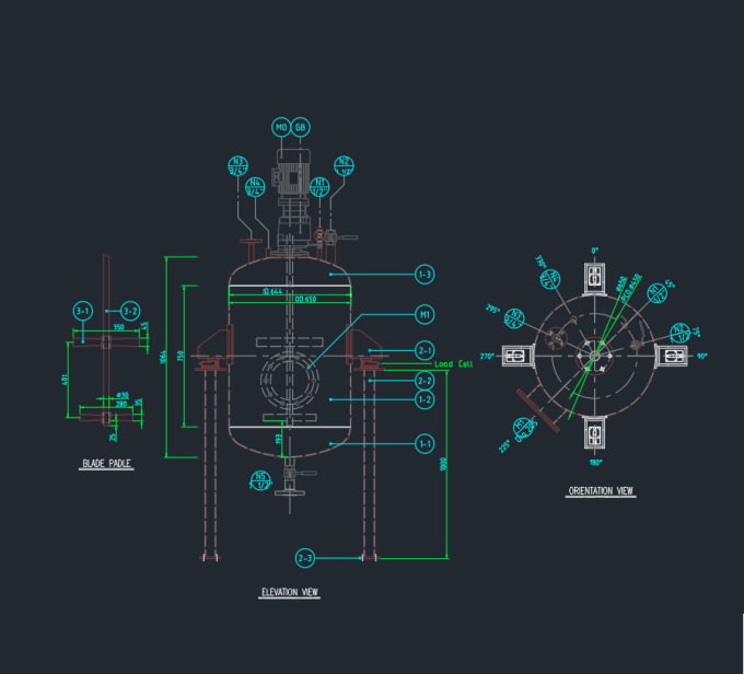 Bestseller - draw technical drawing with autocad