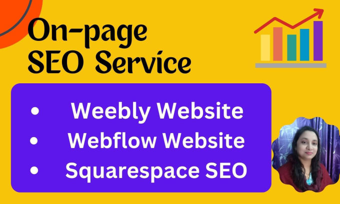 Gig Preview - Do weebly SEO and squarespace or webflow on page optimization