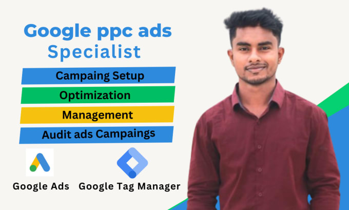 Gig Preview - Set up optimise and manage your google ads ppc campaings