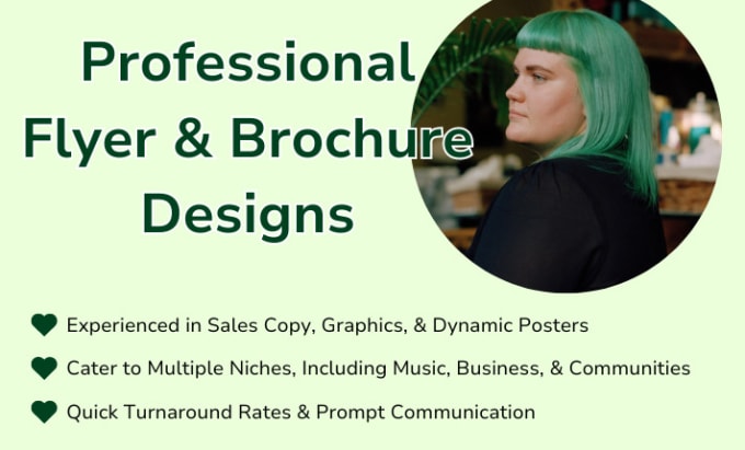 Gig Preview - Design your professional flyer or brochure