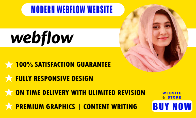 Gig Preview - Develop modern webflow website including custom animation and integration