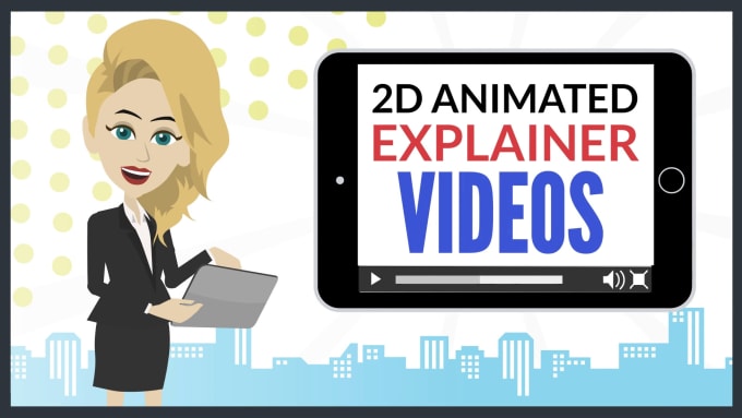 Gig Preview - Create 2d animated explainer video or sales video