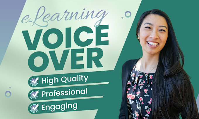 Gig Preview - Record an american voice over for your elearning, course