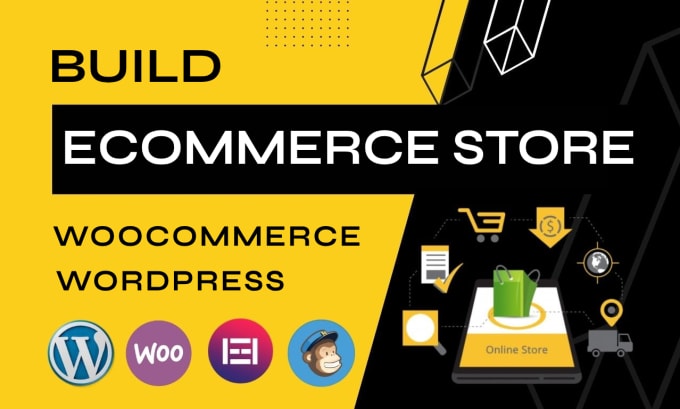 Gig Preview - Design ecommerce website online store with wordpress woocommerce