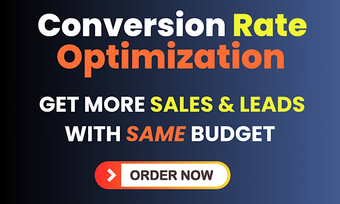 Gig Preview - Do conversion rate optimization cro audit to increase sales, leads shopify cro