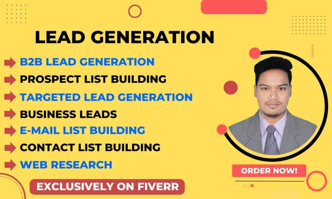 Gig Preview - Do b2b lead generation with linkedin sales navigator