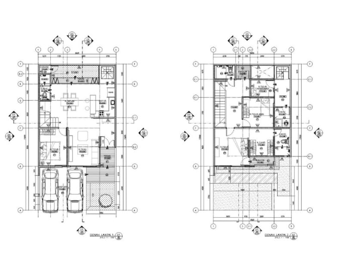 Gig Preview - Draw architectural working drawings in autocad