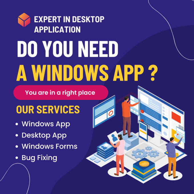 Gig Preview - Create professional windows desktop application