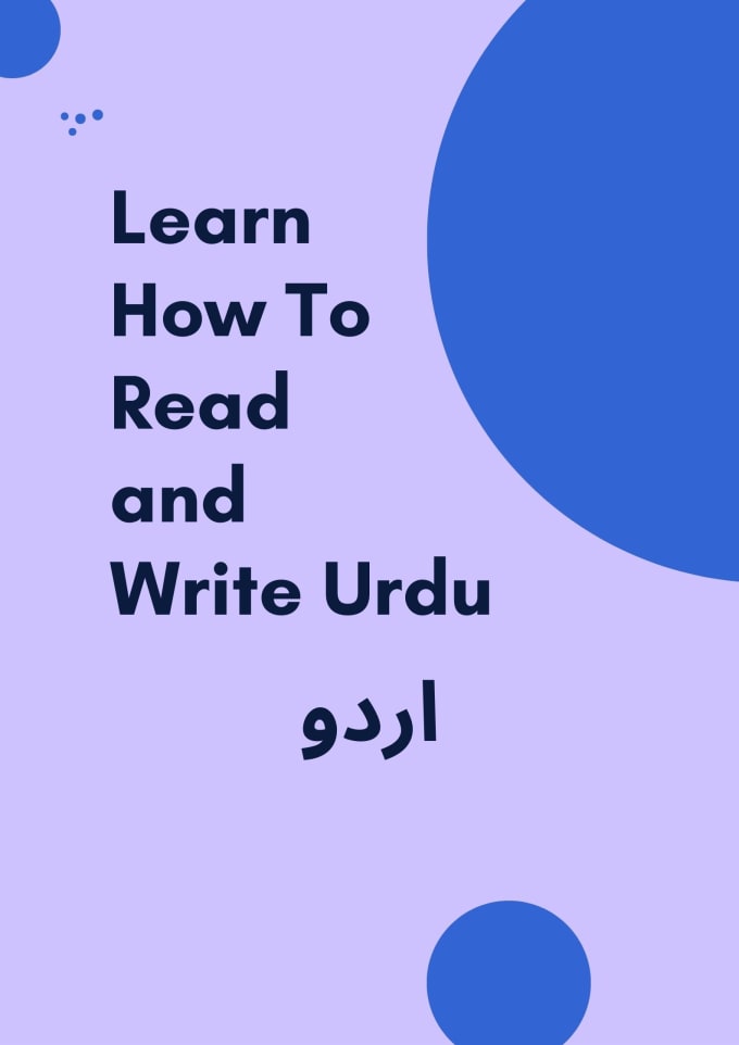 Gig Preview - Be your urdu tutor