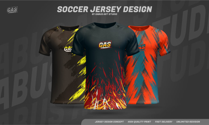 Jerseys Soccer Original Football Shirt Black And Orange