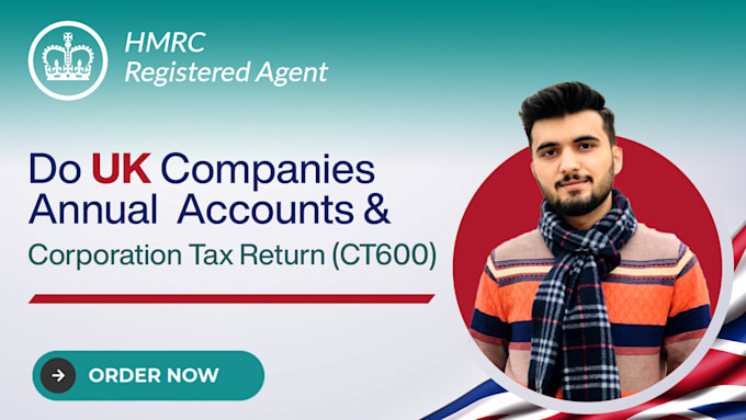 Gig Preview - Do UK company accounts, corporation tax return ct600 to companies house and hmrc