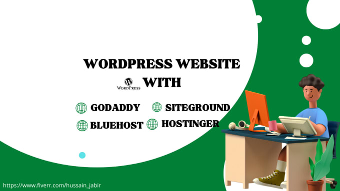 Gig Preview - Clone wix to wordpress on hostinger,bluehost,godaddy,siteground