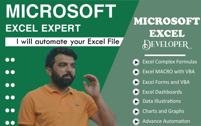 Gig Preview - Quickly do complex excel formulas and macro with excel vba