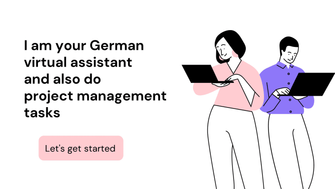 Gig Preview - Be your german virtual assistant and also handle projects