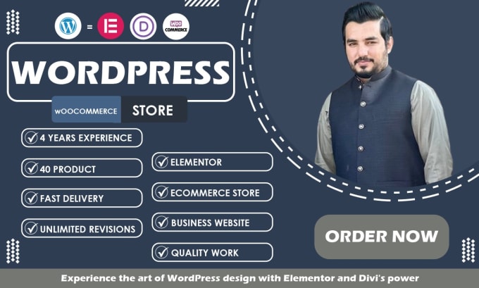 Gig Preview - Create a wordpress ecommerce website using woocommerce