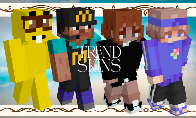 Make you a custom minecraft skin by Tarasloan