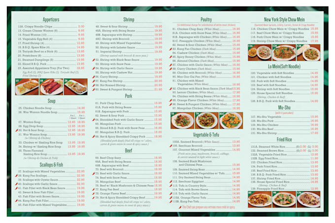 Gig Preview - Design professional flyer, restaurant menu, banner