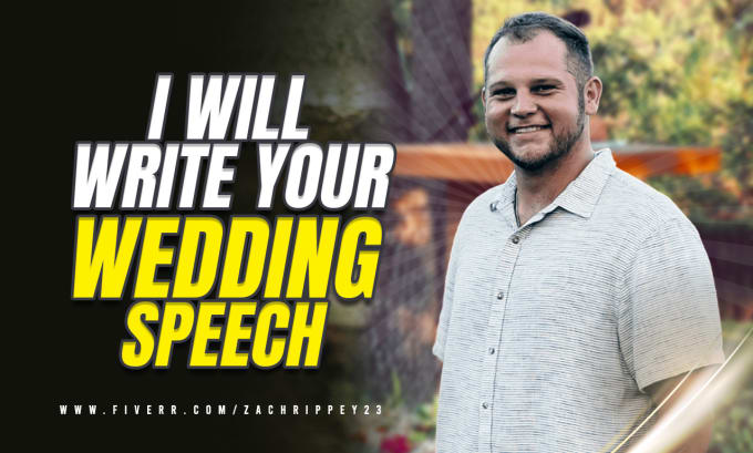 Gig Preview - Write your epic groom wedding speech