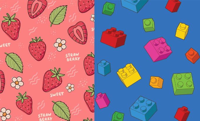 Gig Preview - Design seamless repeat patterns for textile prints