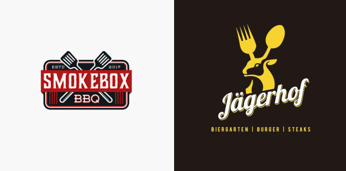 Gig Preview - Design restaurant, pizza, bbq, burger, drink, catering,food logo design