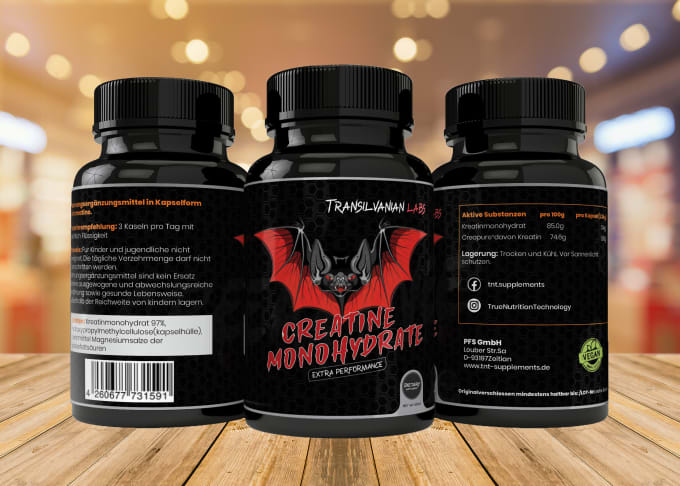 Gig Preview - Do supplement label design, product label packaging design