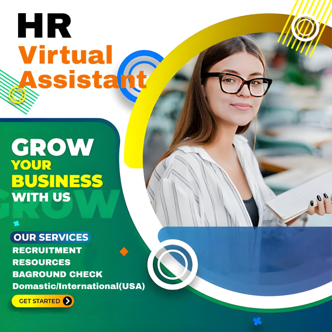 Gig Preview - Do recruiting virtual HR for your business to fulfill resources