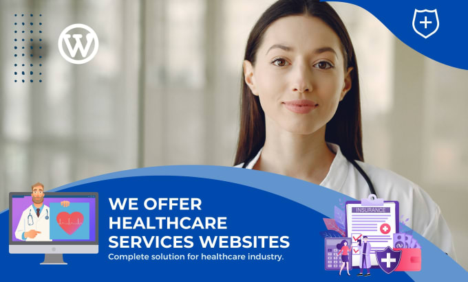 Gig Preview - Design medical and healthcare website