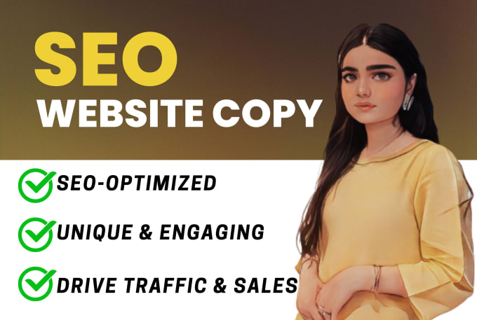 Gig Preview - Do SEO website content writing or website copywriting for your website copy