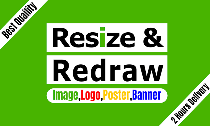 Gig Preview - Resize, redraw, recreate remake edit logo and image jpg png to vector