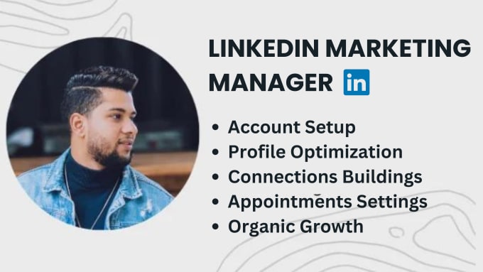 Gig Preview - Be your linkedin marketing manager and appointment setter