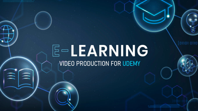 Gig Preview - Make online course and training video for udemy platform