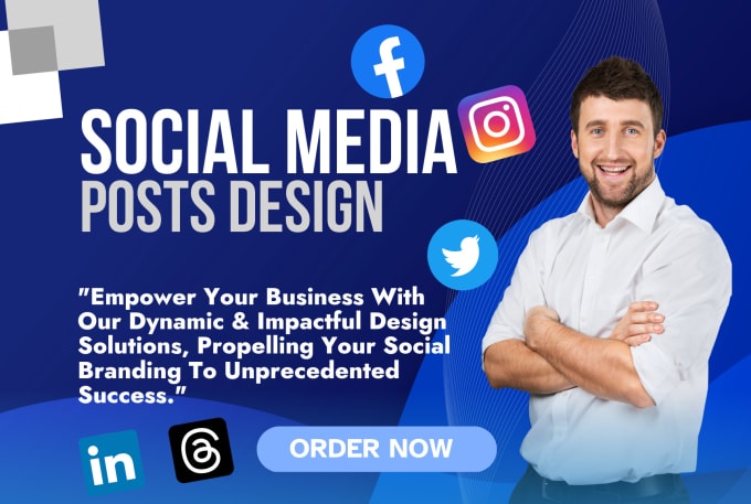 Gig Preview - Professional designer for all type of social media posts