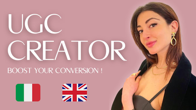 Gig Preview - Boost your brand with professional ugc female model