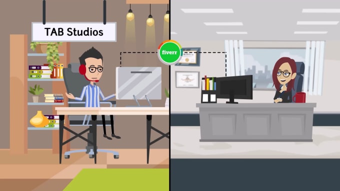 Gig Preview - Create a professional 2d animated explainer video