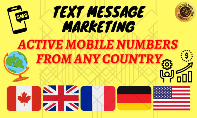 Gig Preview - Provide active bulk number for SMS marketing