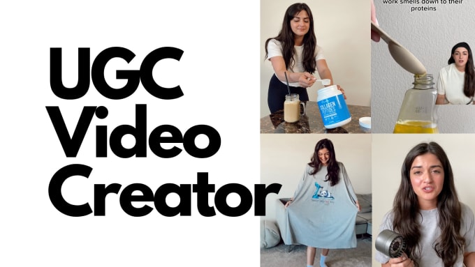 Gig Preview - Create your ugc video ads