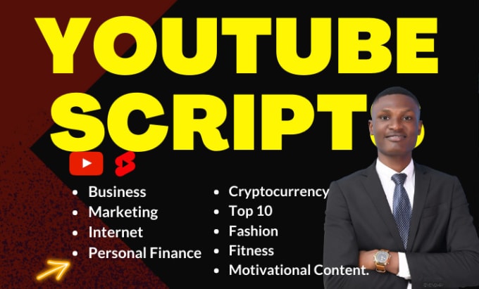 Gig Preview - Be your professional youtube video script writer