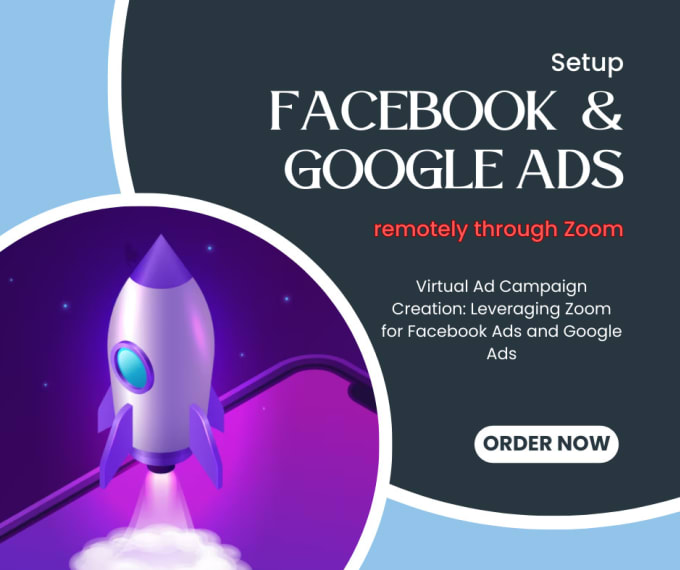 Gig Preview - Create professional ad campaigns for facebook ads and google ads using zoom