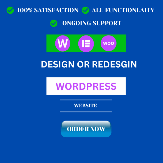 Gig Preview - Design, redesign, update, edit, copy your wordpress website