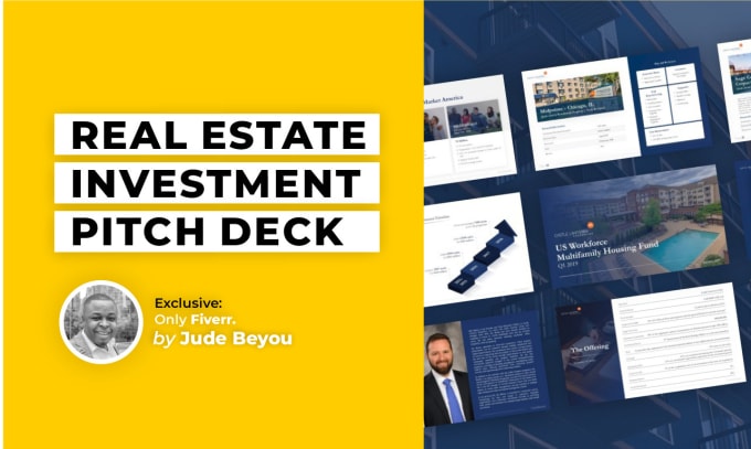 Gig Preview - Design a real estate presentation pitch deck within 24 hours