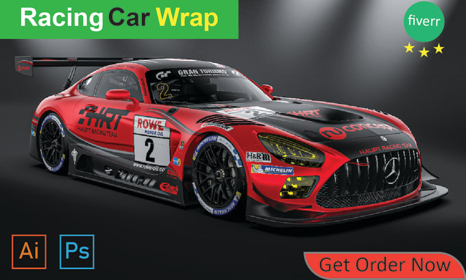 Gig Preview - Design livery car wrap, stunting and itasha car racing wrap