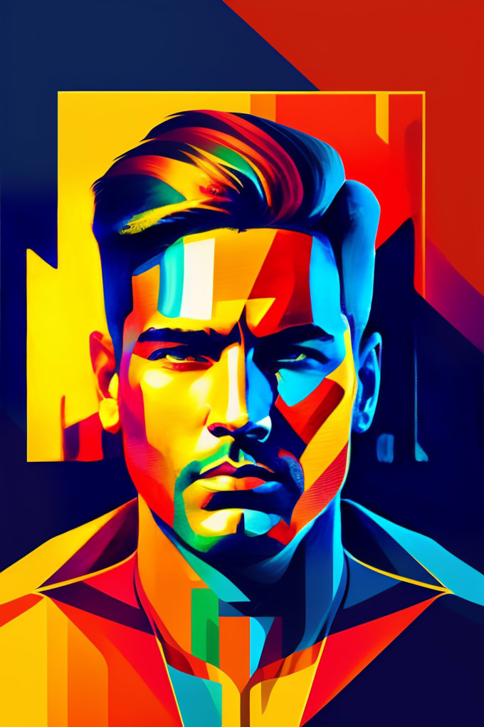 Gig Preview - Make awesome wpap pop art potrait