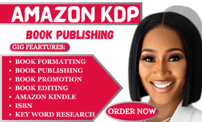 Gig Preview - Do amazon KDP book formatting book promotion kdp book publishing christain book