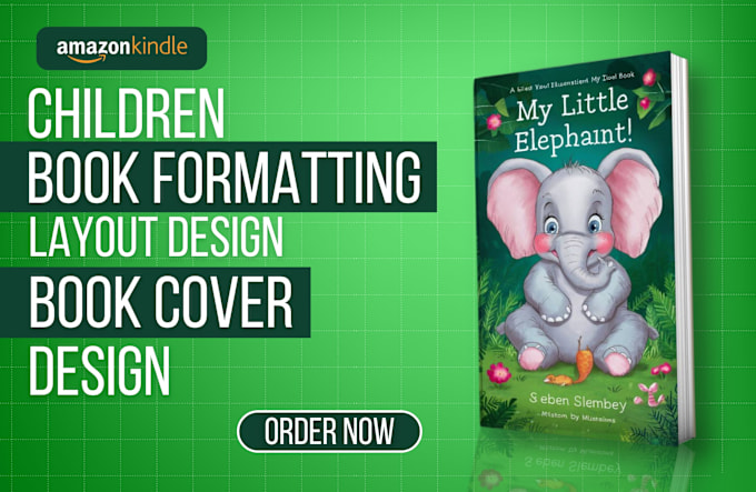 Gig Preview - Children book formatting and layout design kdp formatting and cover design