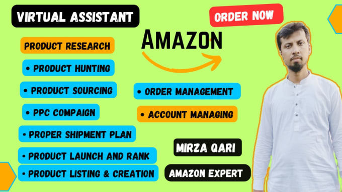 Gig Preview - Be your expert amazon virtual assistant, and fba consultant