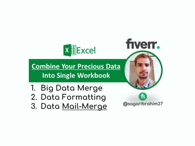 Gig Preview - Combine, merge, clean, format your excel sheets csv data